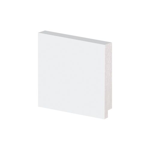 Rodapé de Poliestireno Arquitech 50007 Liso 7cm 2,40m Branco