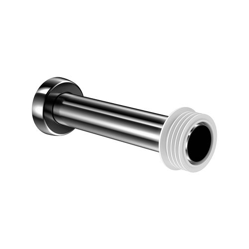 Tubo de Ligação para Bacia Sanitária Docol Chroma 626648 30cm Grafite Polido