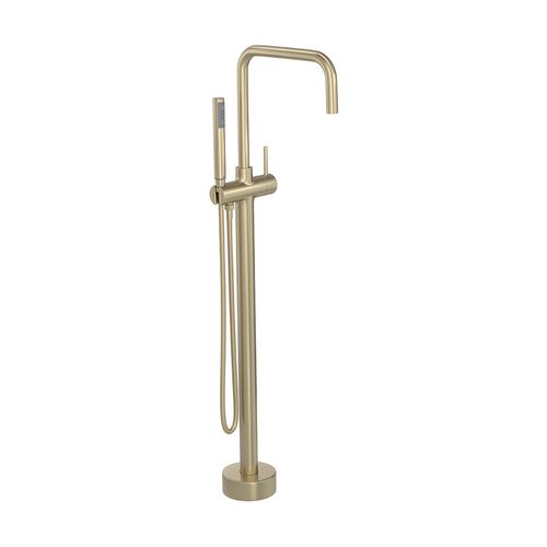 Misturador Monocomando de Piso para Banheira Deca You 1871.SM105.MT Quadrado Desviador Summer Gold