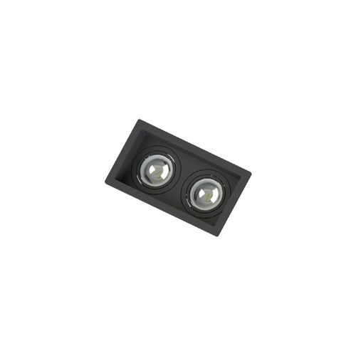 Spot de Embutir Recuado Save Energy para 2 Lâmpadas MR11 GU10 Bivolt
