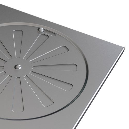 Grelha para Ralo Quadrado Docol 17034CM 9,4x9,4 Inox