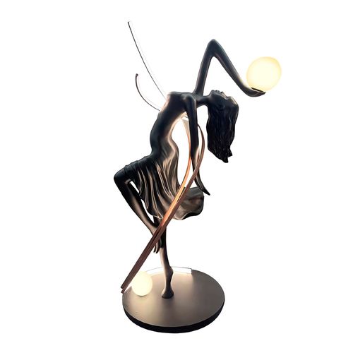 Luminária de Chão Skylight Ballerina 4014CL 210cm E27 Led Bivolt