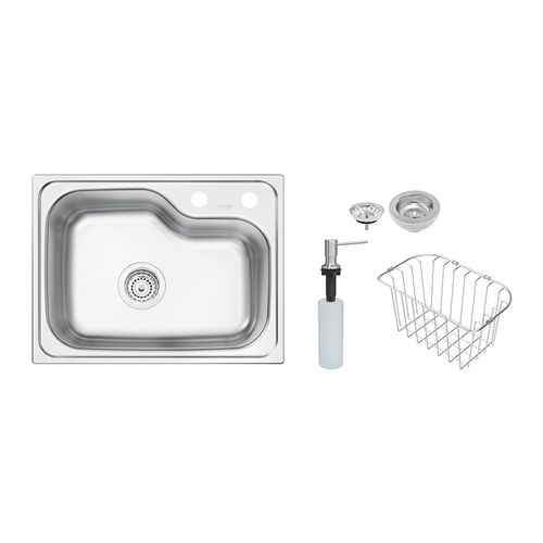 Cuba Tramontina Morgana Compact 48 FX 55x42 93815152 Aço Inox Acetinado com Acessórios