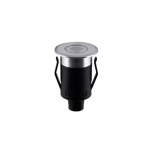 Embutido de Solo Led Stella Way Up 1W Bivolt Alumínio 3000K Luz Amarela