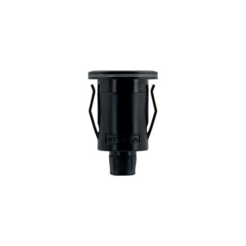 Embutido de Solo Led Stella Way Ring 1W Bivolt Preto 3000K Luz Amarela