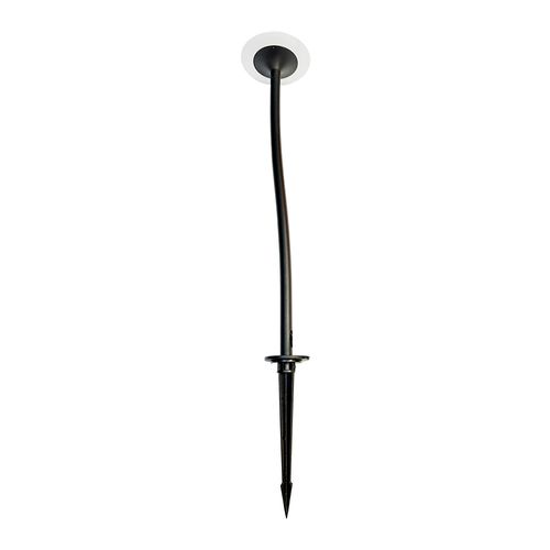 Luminária de Jardim Nordecor Pilze 6613 Led Bivolt Preto 3000K Luz Amarela