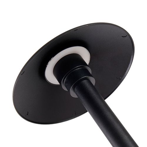 Luminária de Jardim Nordecor Kita 6485 Led 5W Bivolt Preto 3000K Luz Amarela