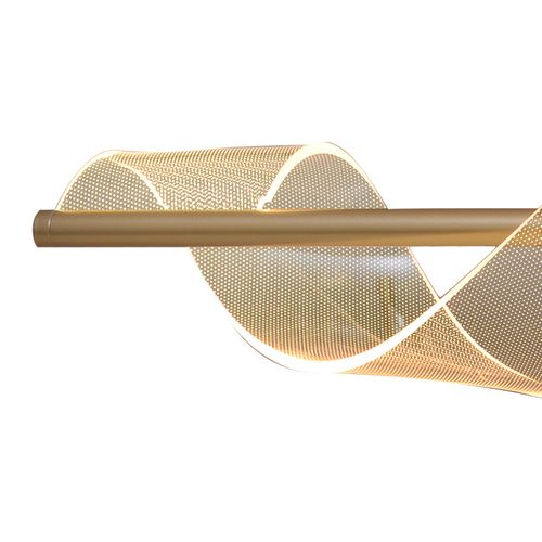 Lustre Pendente Nitrolux ACR-003D Dourado Led Bivolt