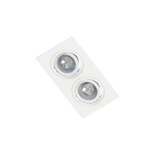 Spot de Embutir Plano Save Energy para 2 Lâmpadas Par 20 E27 Bivolt