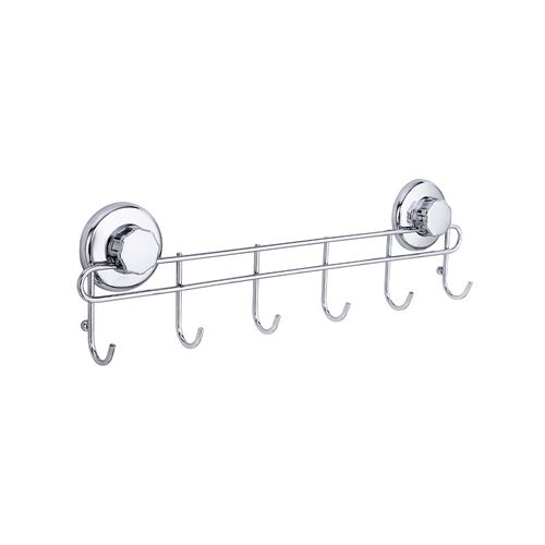 Cabide Multiganchos Astra AVI/MG com Ventosa Inox