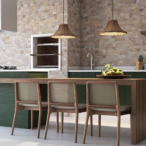 Lustre Pendente Blumenau Bali Chapéu Vime E27 Bivolt