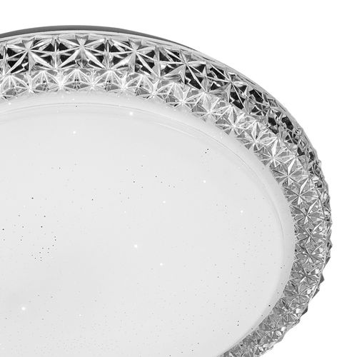 Plafon Led Blumenau Shine Liso De Sobrepor com Ajuste de Cor 18W Bivolt Translúcido