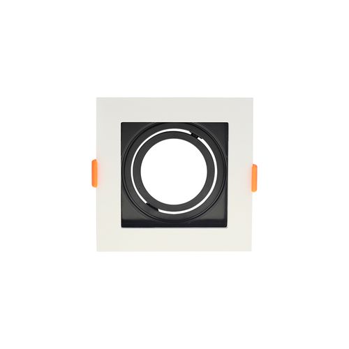 Spot de Embutir Recuado Blumenau Clean para Lâmpada MR16 GU10 Quadrado Bivolt