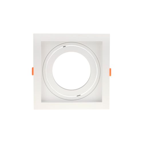 Spot de Embutir Recuado Blumenau Clean para Lâmpada Par 30 E27 Quadrado Bivolt