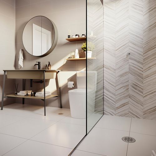Grelha para Ralo Linear Elleve Redonda 4039 15x15 Polida