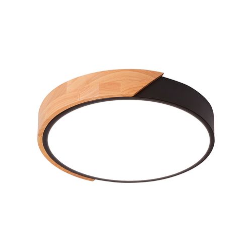 Plafon Nitrolux PSR-001P Preto Led Bivolt