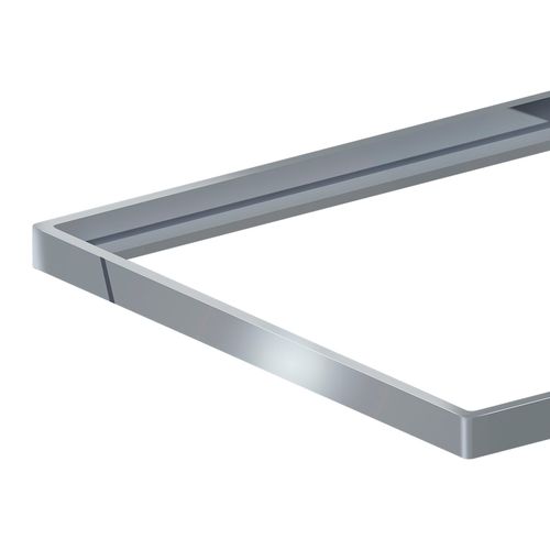 Porta Grelha Linear Elleve Quadrado 4187 15x15 Polido