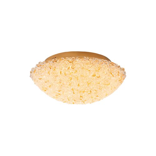 Plafon Nordecor Jou 2768 Led Bivolt Dourado Brilho