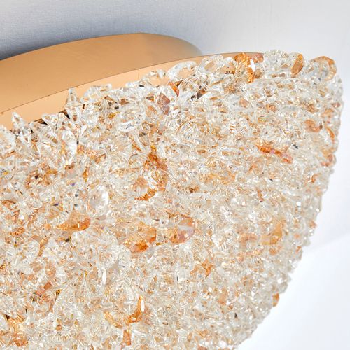 Plafon Nordecor Jou 2768 Led Bivolt Dourado Brilho