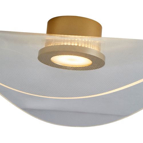 Plafon Nordecor Adini 2495 Led Bivolt Dourado Fosco