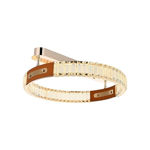 Plafon Nordecor Gulty 2901 Led Bivolt Ouro Brilho