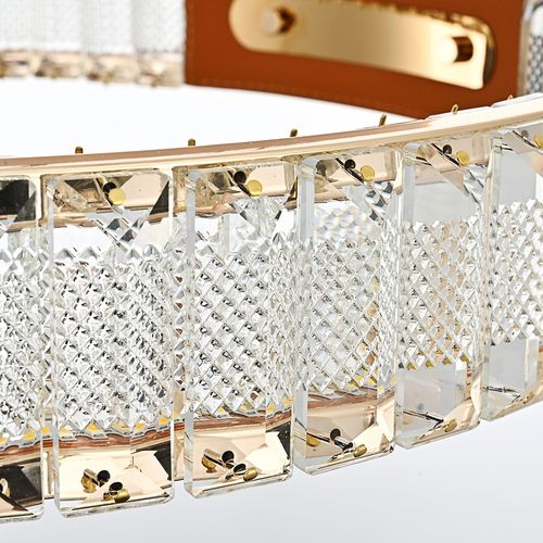 Plafon Nordecor Gulty 2901 Led Bivolt Ouro Brilho