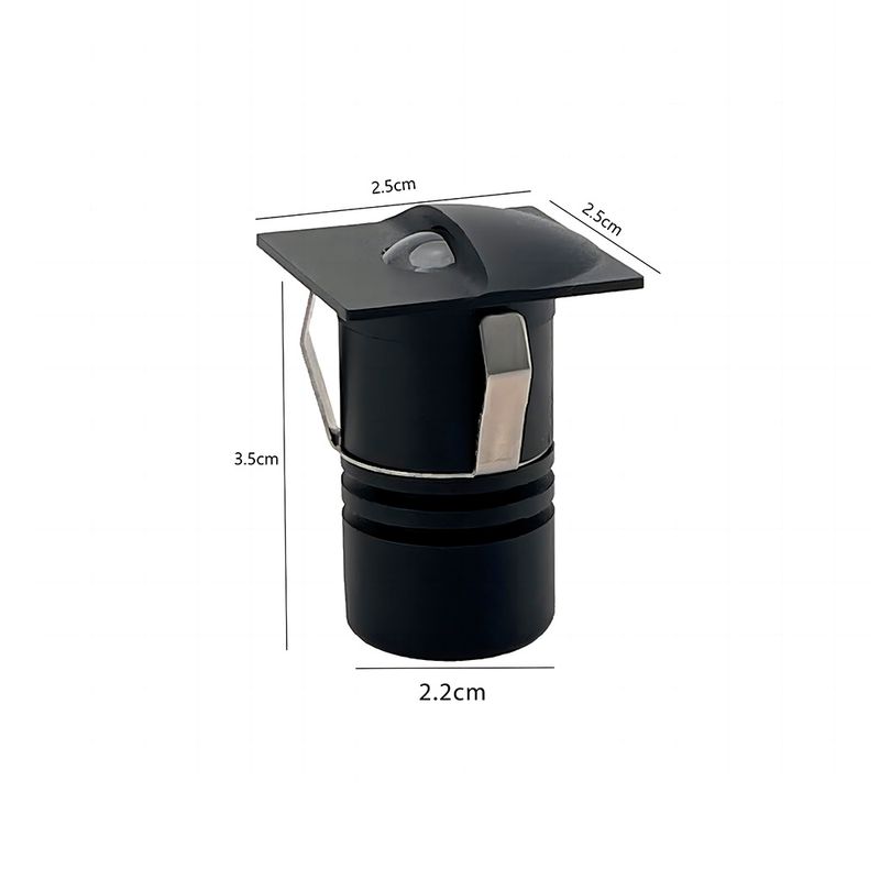 balizador-nordecor-mini-romi-quadrado-de-embutir-alto-irc-90-led-1w-bivolt-preto-4