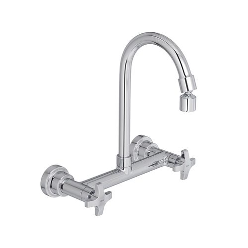 Torneira Misturador Deca Max 1258.C34 de Parede Cromada