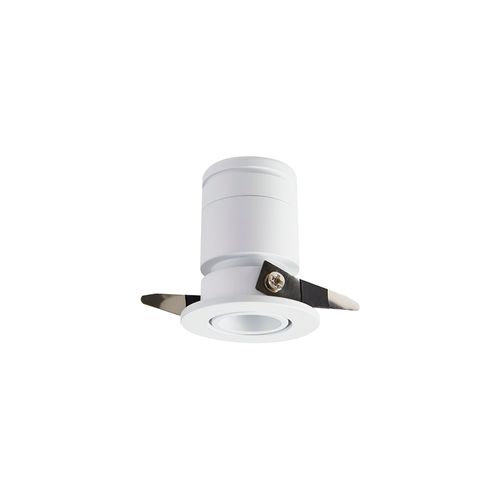 Spot de Embutir Nordecor Lun Redondo Led Alto IRC 90 3W Bivolt