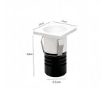 spot-de-embutir-nordecor-auko-ono-mini-quadrado-led-alto-irc-90-1w-bivolt-branco-3