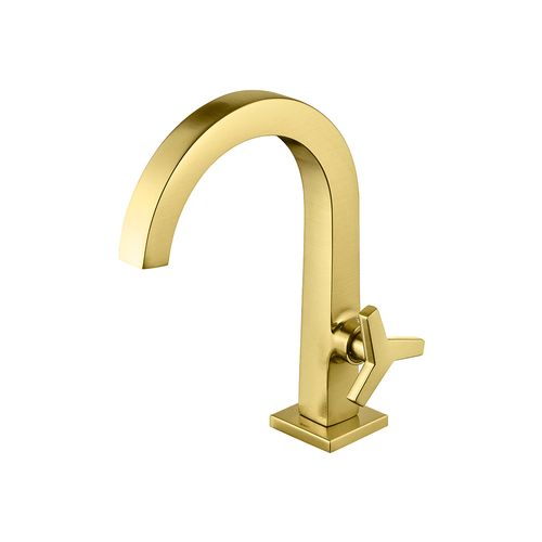 Torneira Docol City 876372 de Bancada Ouro Escovado