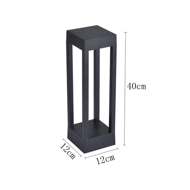 luminaria-de-jardim-nordecor-zean-2683-40cm-led-10w-bivolt-preto-3000k-luz-amarela-4