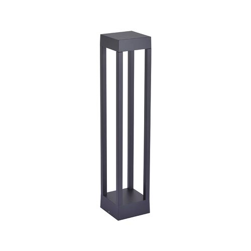 Luminária de Jardim Nordecor Zean 2684 60cm Led 10W Bivolt Preto 3000K Luz Amarela