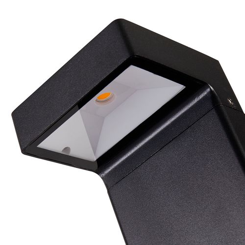Luminária de Jardim Nordecor Elon 6490 60cm Led 5W Bivolt Preto 3000K Luz Amarela