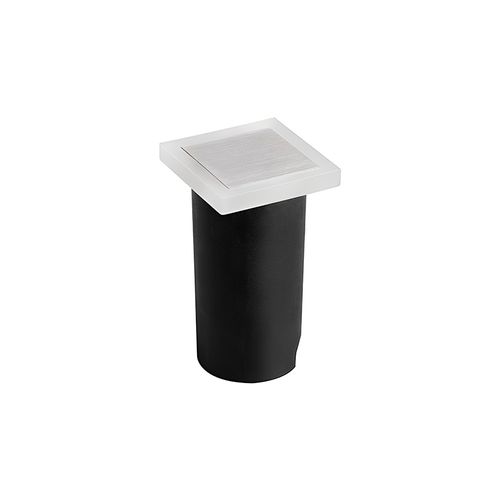 Embutido de Solo Led Nordecor Quadrado Pazo 6153 1W Bivolt Preto / Branco 3000K Luz Amarela