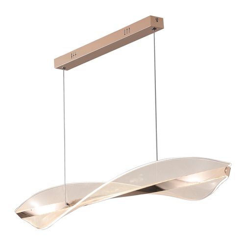 Lustre Pendente Nitrolux ACR-009D Rose Gold Led Bivolt
