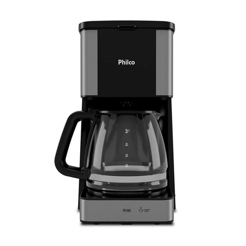 Cafeteira Elétrica Philco PCF40-1 1,6L Preta / Inox