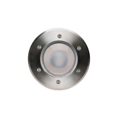 Embutido de Solo Led Save Energy 12W Bivolt Inox 2700K Luz Amarela