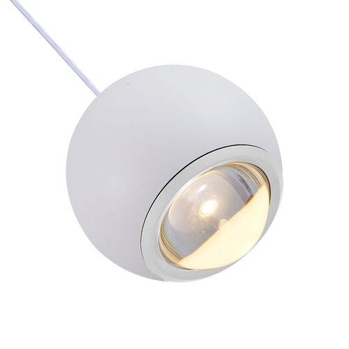 Lustre Pendente Nordecor Muna 2699 Branco Led Bivolt