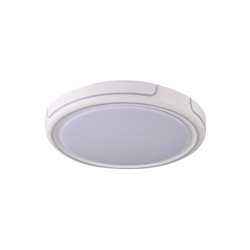 Plafon Astraled Austral P-9912 Led Bivolt Branco / Cinza