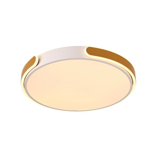 Plafon Astraled Kappa P-9925 Led Bivolt Branco / Dourado