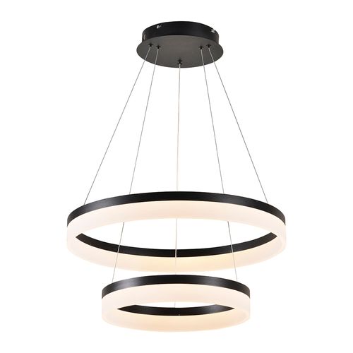 Lustre Pendente Sindora DCD03008 Preto Led Bivolt