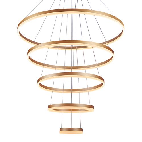 Lustre Pendente Sindora DCD03091 Dourado Led Bivolt
