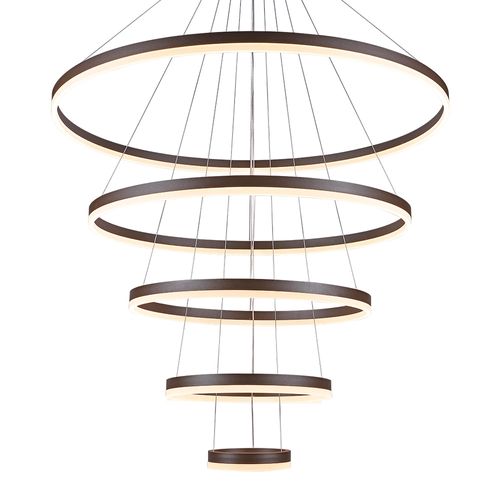 Lustre Pendente Sindora DCD03092 Marrom Led Bivolt