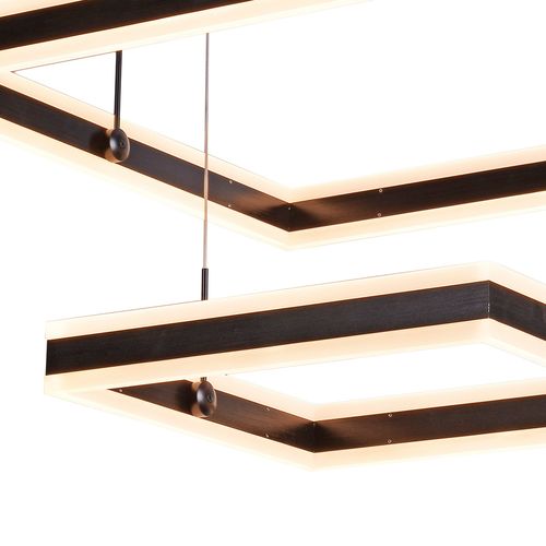 Lustre Pendente Sindora DCD03047 Preto Led Bivolt