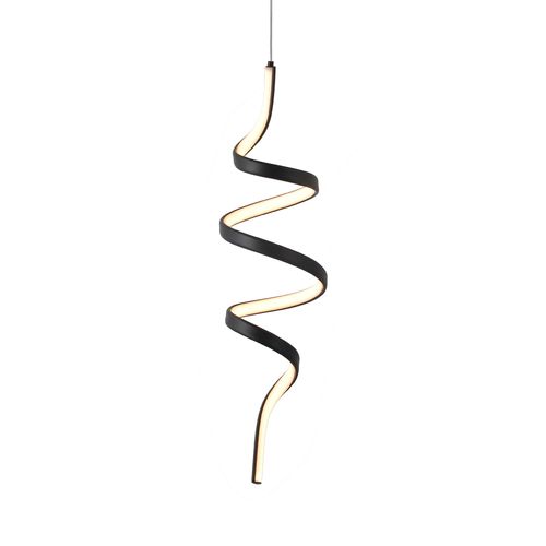 Lustre Pendente Sindora DCD03236 Preto Led Bivolt