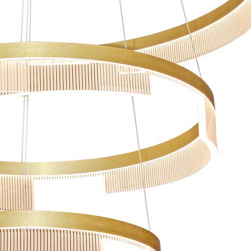 Lustre Pendente Sindora DCD03161 Dourado Led Bivolt