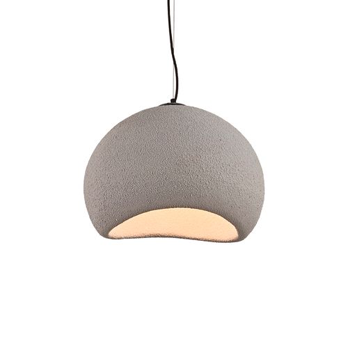 Lustre Pendente Sindora DCD04123 30cm Concreto E27 Bivolt