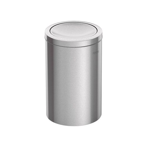 Lixeira Tramontina Swing Basculante 20L Redonda Inox Acetinado