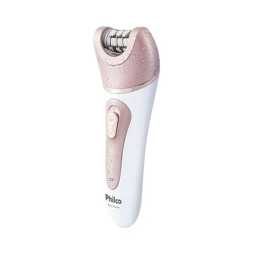 Depilador Philco Aqua Deluxe PDP01R Sem Fio Branco / Rosa Bivolt